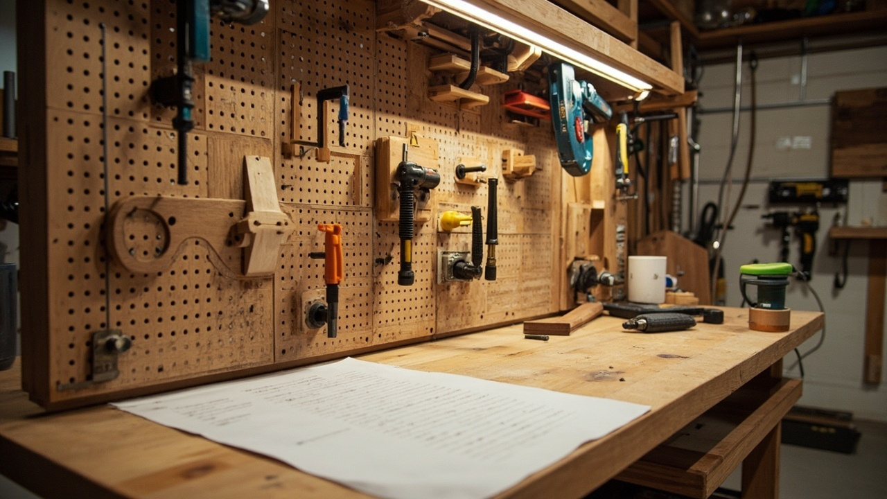 Small garage workbench plans